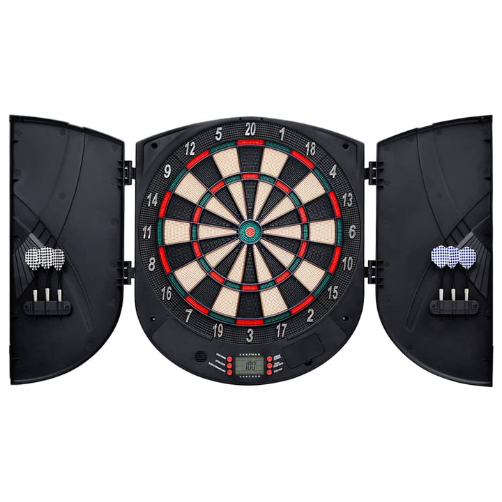Placă Electrică De Darts Cu Săgeți Din Polipropilenă Neagră