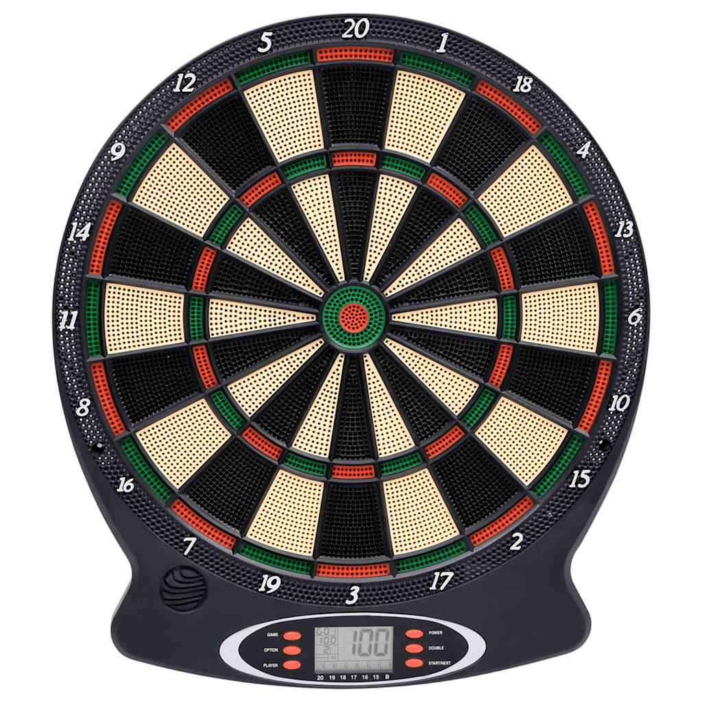Placă Electrică De Darts Cu Săgeți Din Polipropilenă Neagră