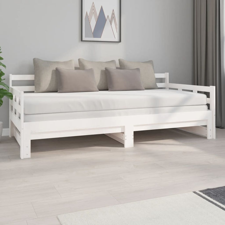 Pat De Zi Extensibil, , 2X(90X190) Cm, Lemn Masiv De Pin