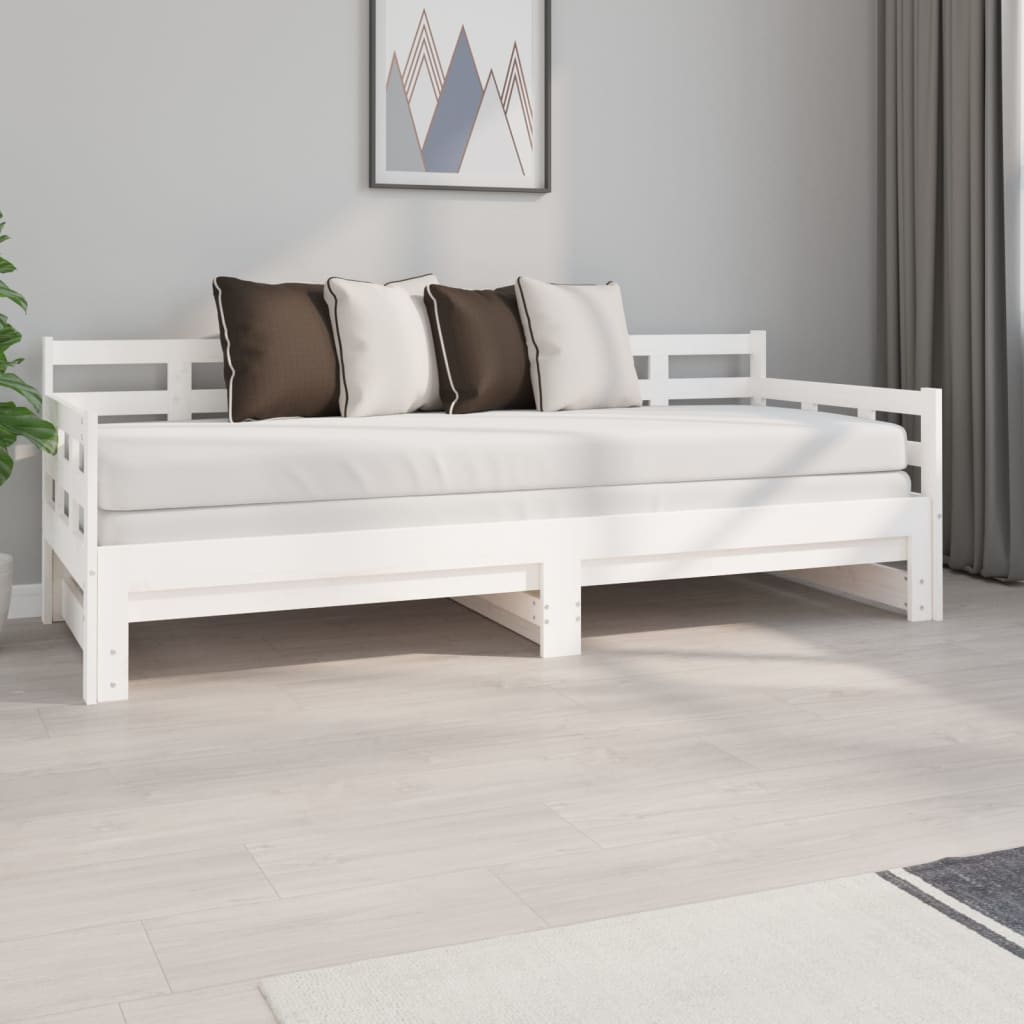 Pat De Zi Extensibil, , 2X(90X190) Cm, Lemn Masiv De Pin