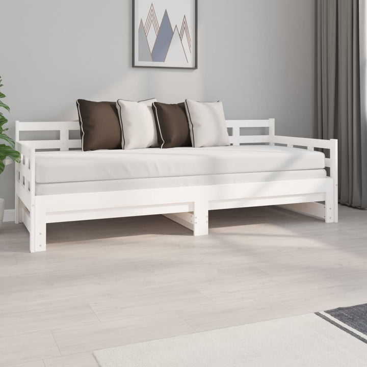Pat De Zi Extensibil, , 2X(90X190) Cm, Lemn Masiv De Pin