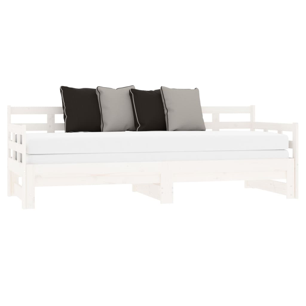 Pat De Zi Extensibil, , 2X(90X190) Cm, Lemn Masiv De Pin