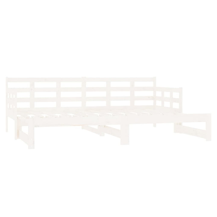 Pat De Zi Extensibil, , 2X(90X190) Cm, Lemn Masiv De Pin