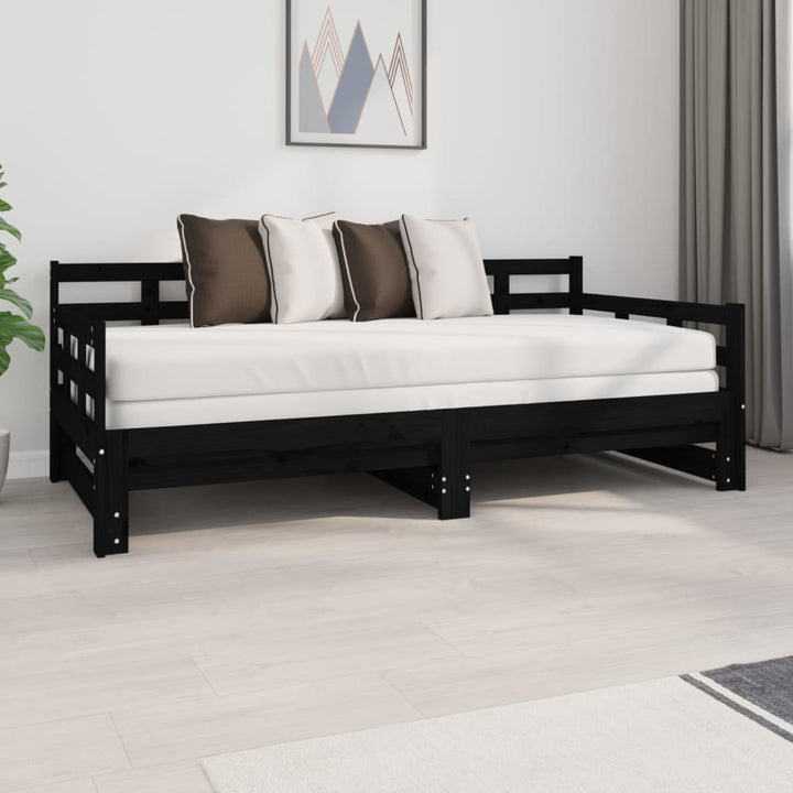 Pat De Zi Extensibil, , 2X(90X190) Cm, Lemn Masiv De Pin