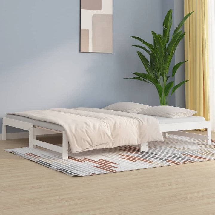 Pat De Zi Cu Extensie, , 90X200Cm, Lemn Masiv De Pin