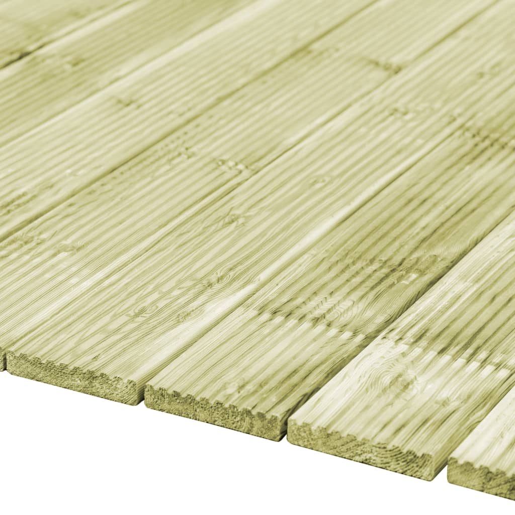 Plăci De Pardoseală 24 Buc. 3,48 M² 1 M, Lemn Masiv Pin Tratat