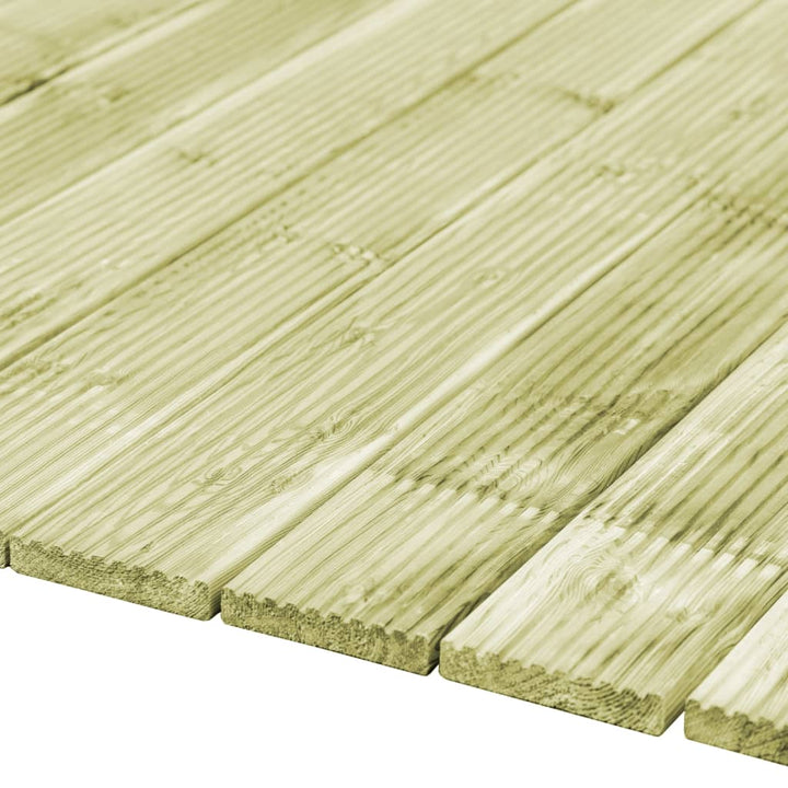 Plăci De Pardoseală 24 Buc. 3,48 M² 1 M, Lemn Masiv Pin Tratat