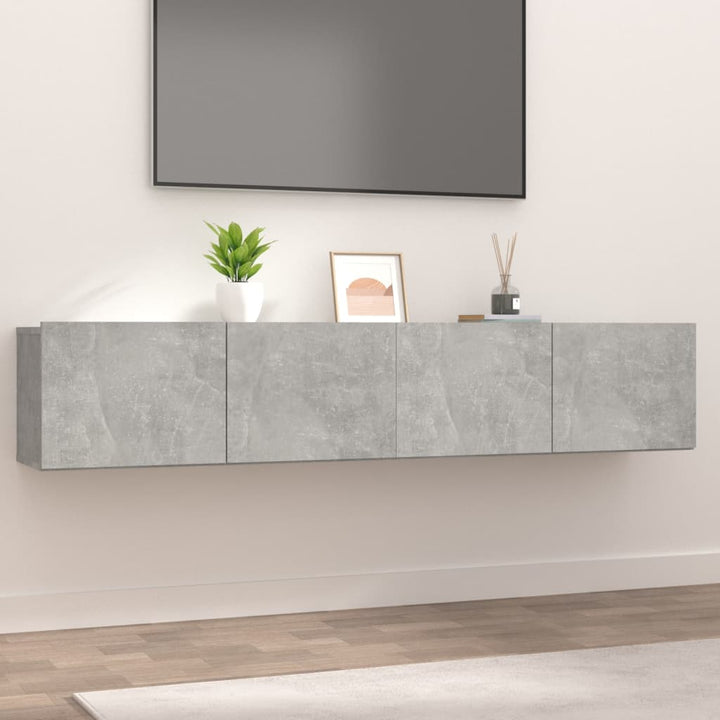 Comodă Tv, Gri Sonoma, 80X30X30 Cm, Lemn Prelucrat