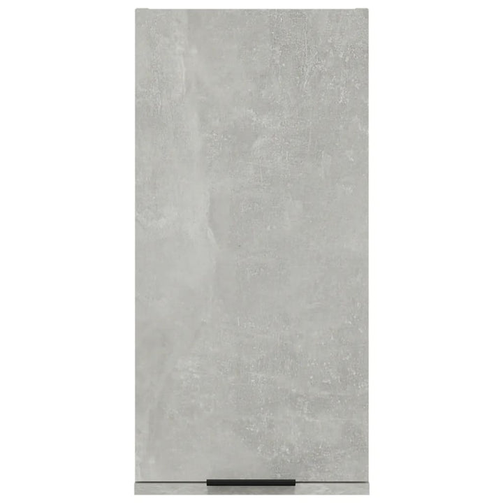 Dulap De Baie Montat Pe Perete, Gri Beton, 32X20X67 Cm