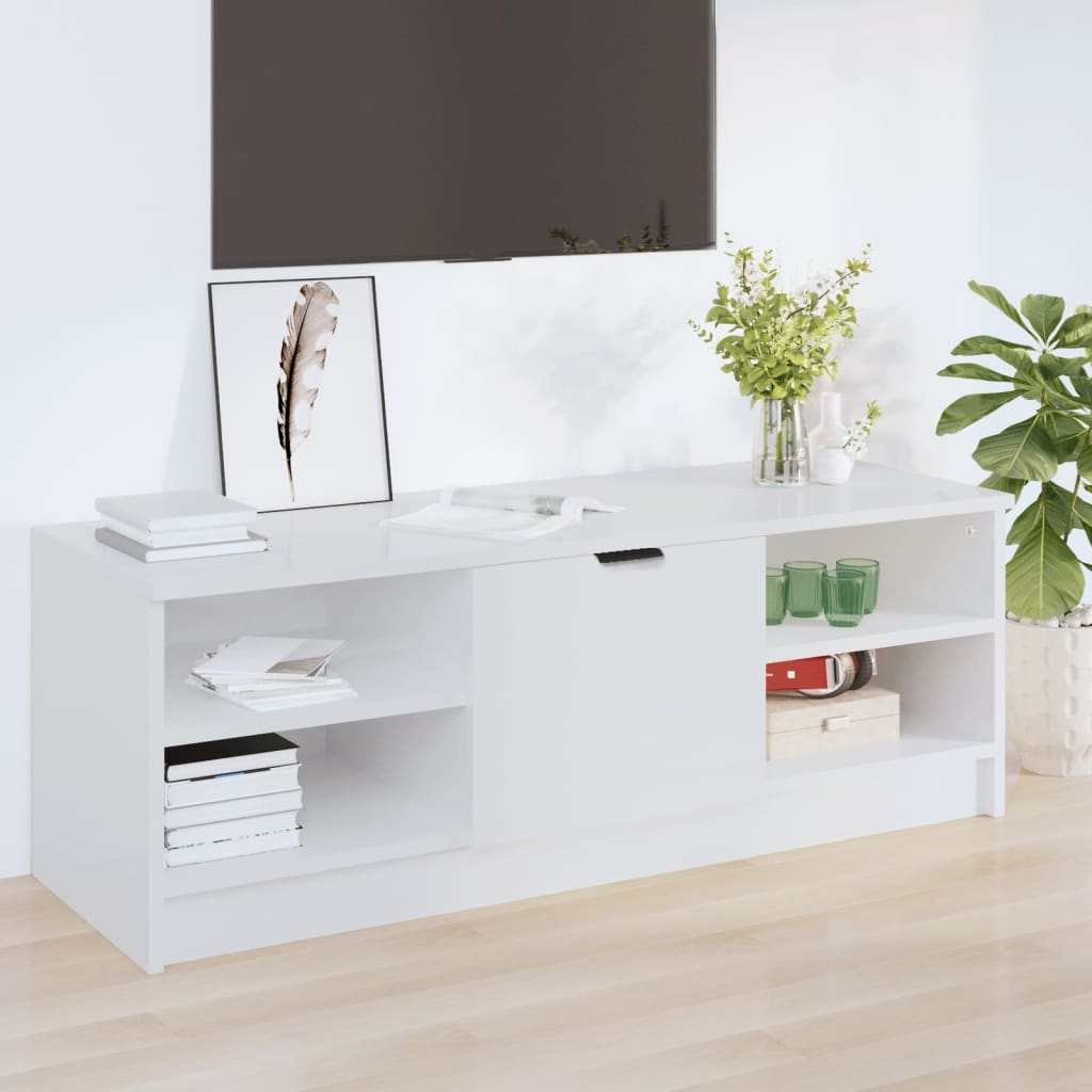 Comodă Tv, Stejar Fumuriu, 102X35,5X36,5 Cm, Lemn Compozit