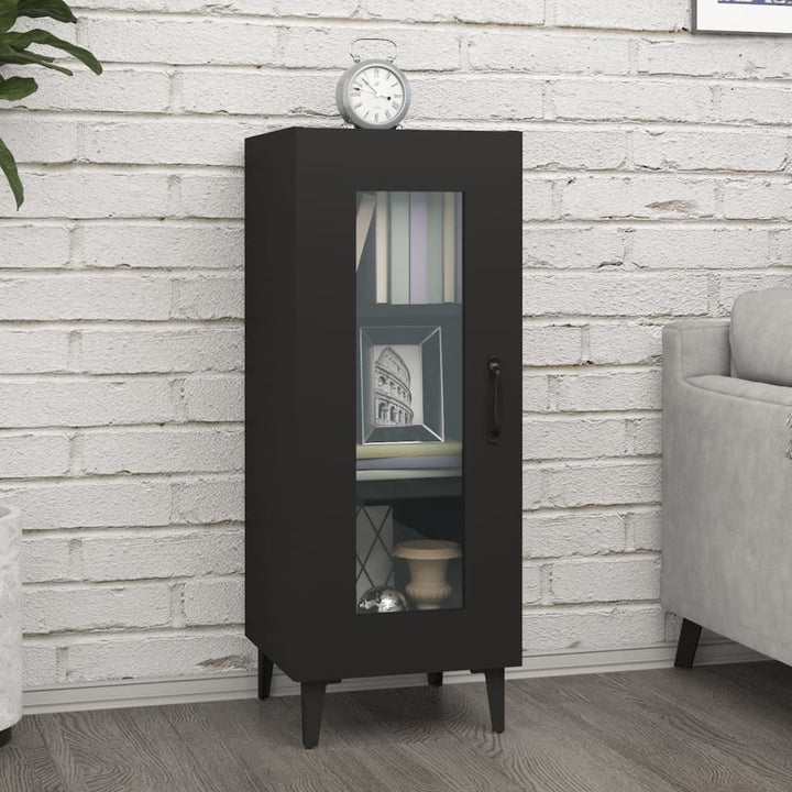 Dulap, Alb Extralucios, 34,5X34X90 Cm, Lemn Compozit