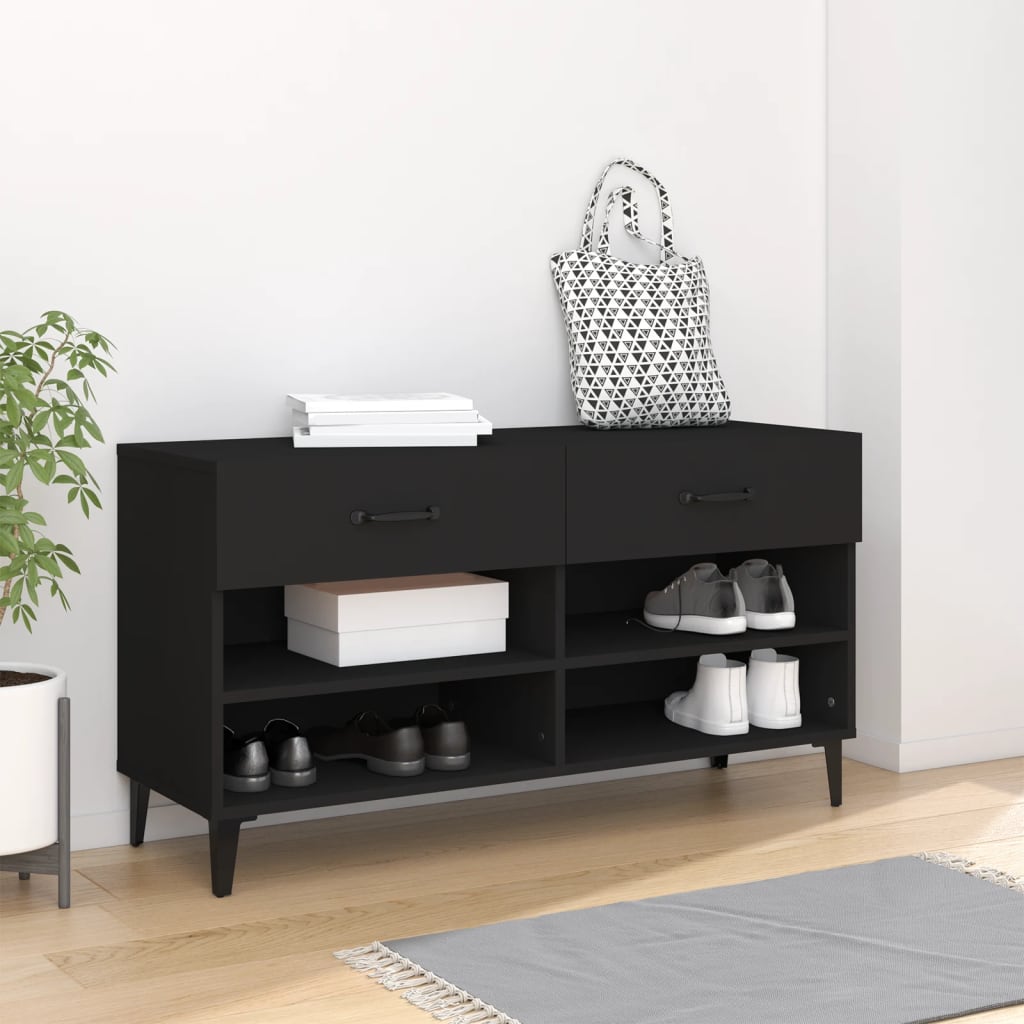 Pantofar, Alb Extralucios, 102X35X55 Cm, Lemn Compozit