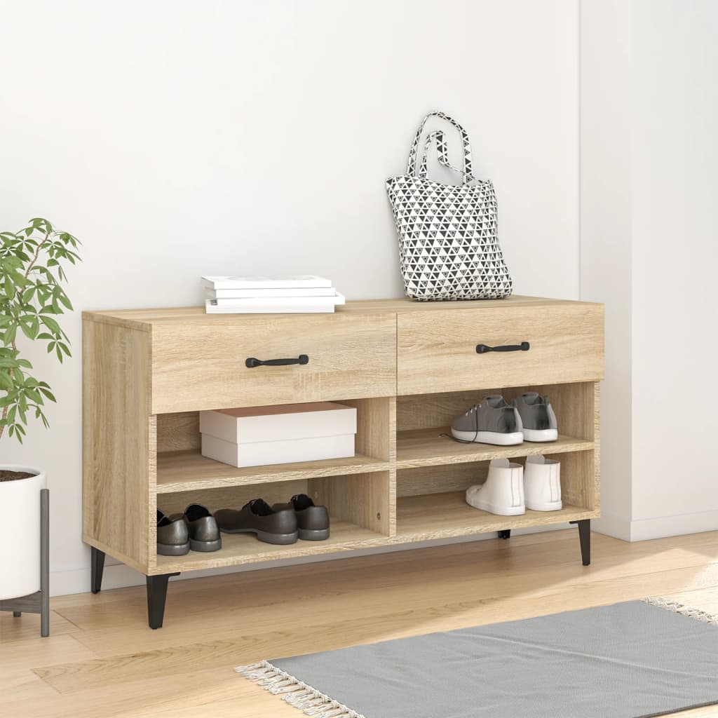Pantofar, Alb Extralucios, 102X35X55 Cm, Lemn Compozit