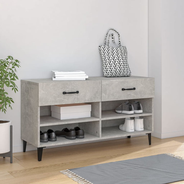 Pantofar, Alb Extralucios, 102X35X55 Cm, Lemn Compozit