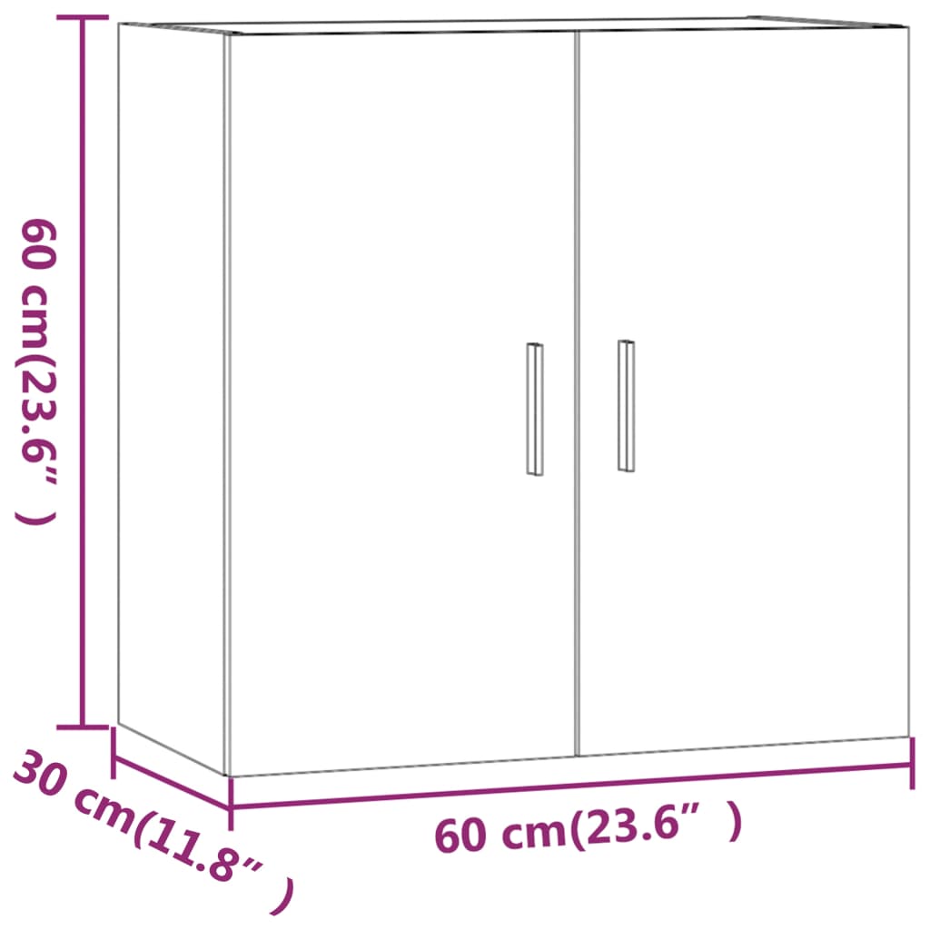 Dulap De Perete, , 60X30X60 Cm, Lemn Prelucrat