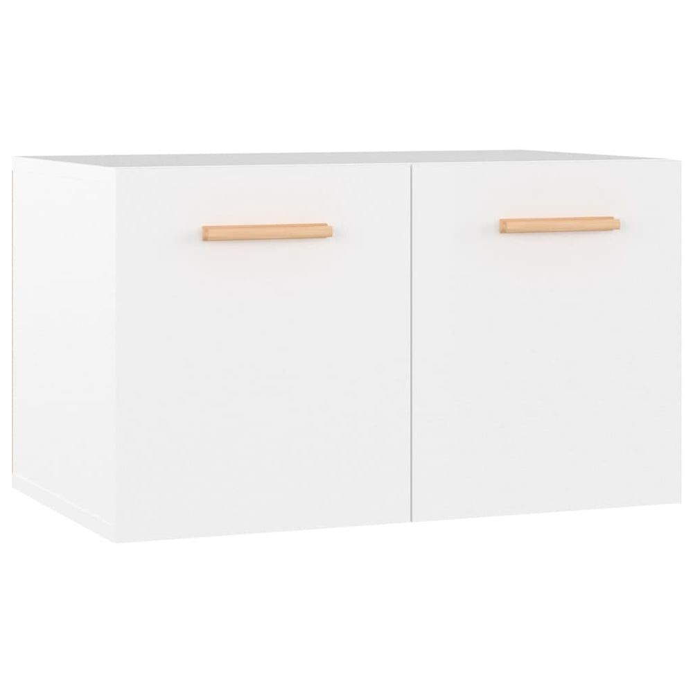 Dulap De Perete, Alb Extralucios, 60X36,5X35 Cm, Lemn Compozit