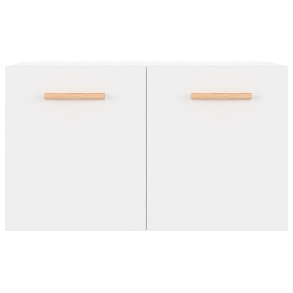 Dulap De Perete, Alb Extralucios, 60X36,5X35 Cm, Lemn Compozit
