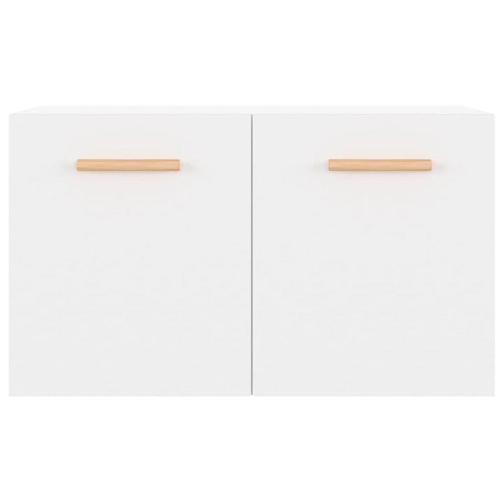 Dulap De Perete, Alb Extralucios, 60X36,5X35 Cm, Lemn Compozit
