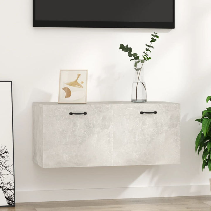 Dulap De Perete, Gri Sonoma, 80X36,5X35 Cm, Lemn Compozit