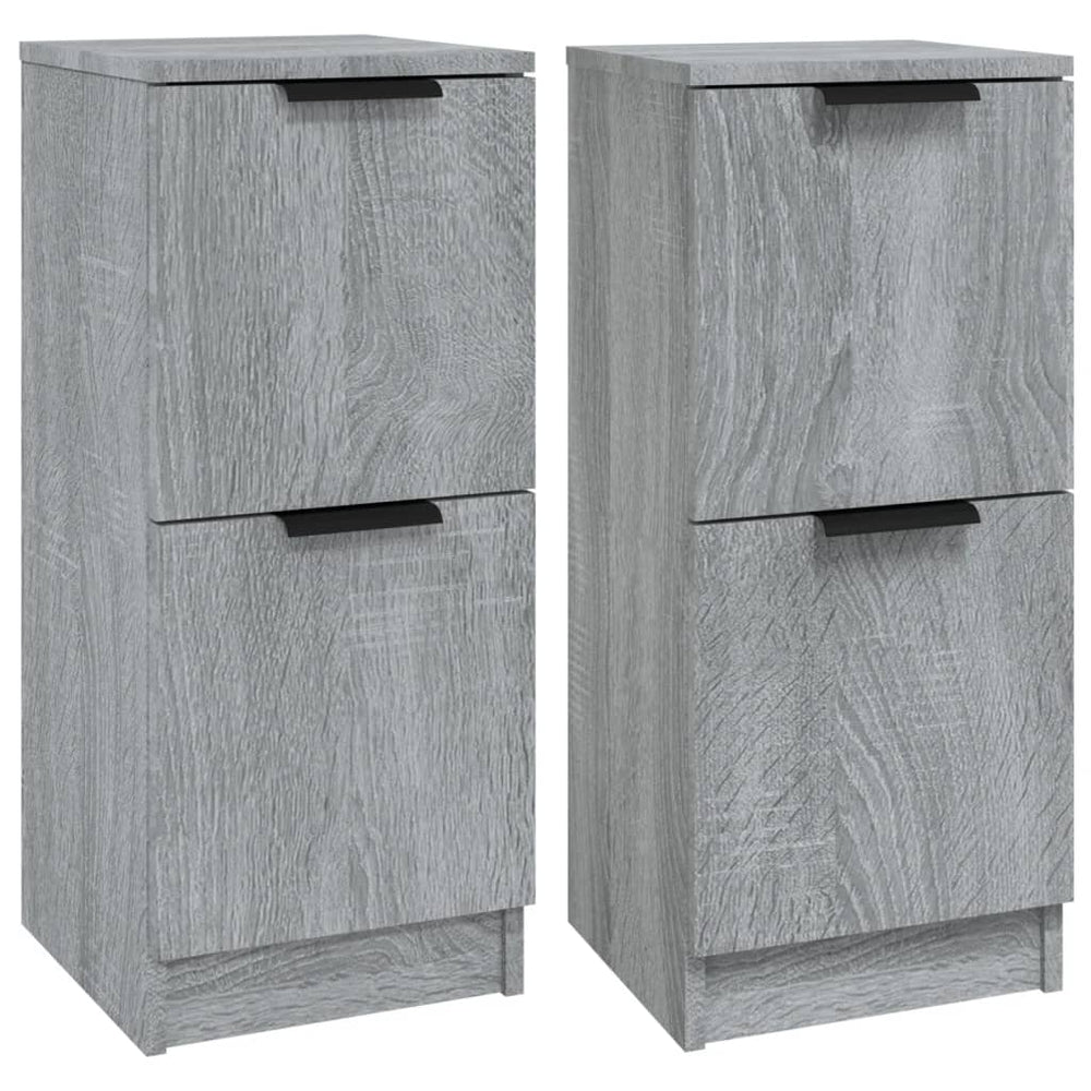 Dulapuri, 2 Buc., Gri Sonoma, 30X30X70 Cm, Lemn Prelucrat