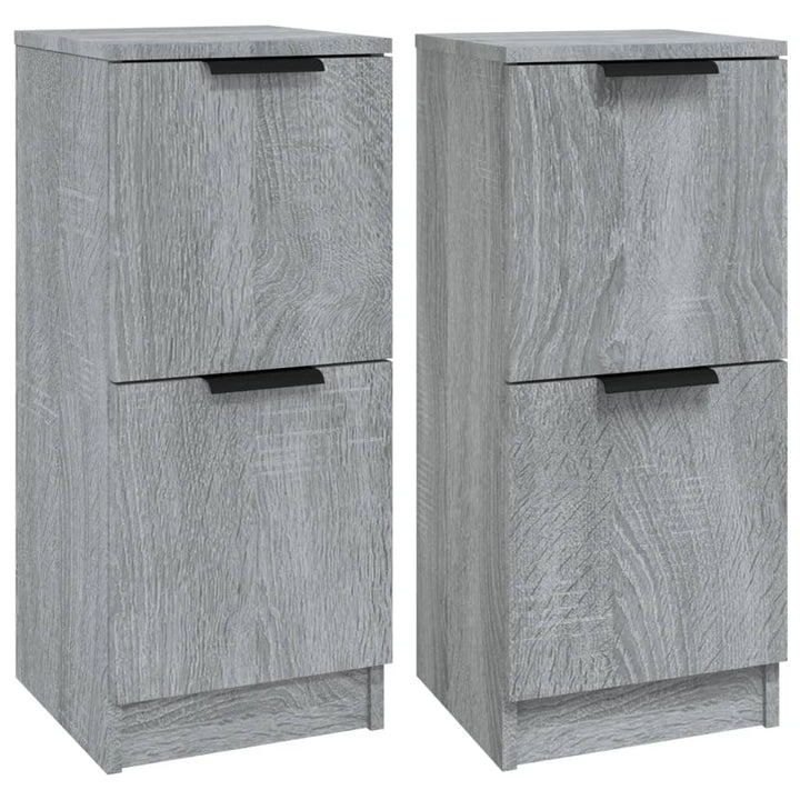 Dulapuri, 2 Buc., Gri Sonoma, 30X30X70 Cm, Lemn Prelucrat