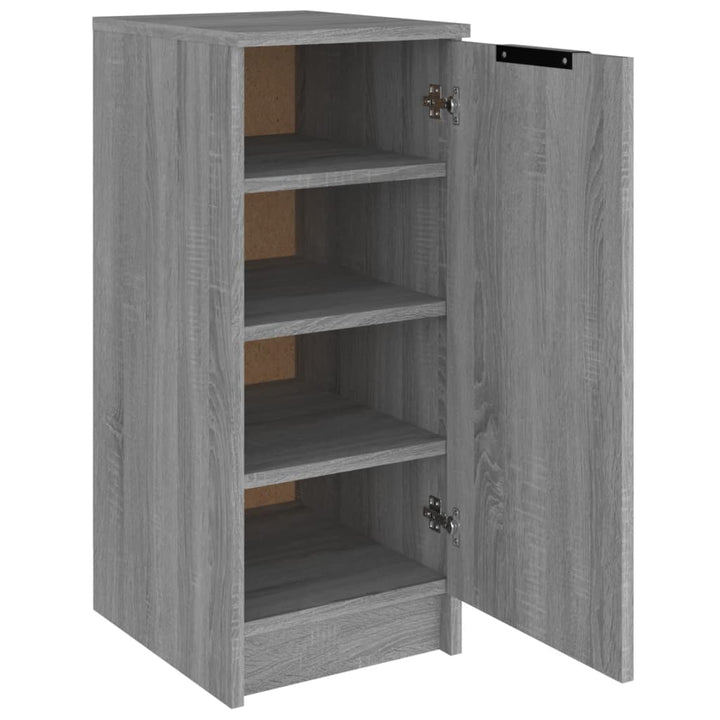 Pantofar, Gri Sonoma, 30X35X70 Cm, Lemn Compozit