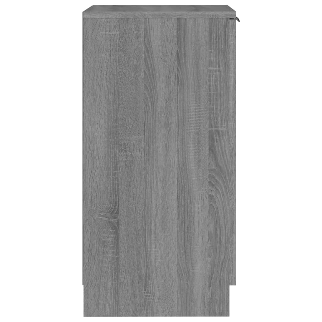 Pantofar, Gri Sonoma, 30X35X70 Cm, Lemn Compozit