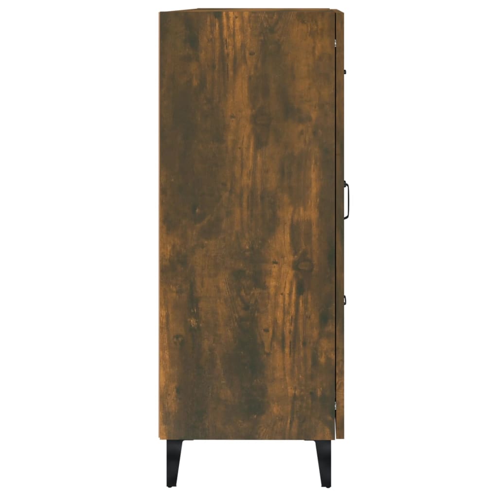 Dulap, Stejar Fumuriu, 69,5X34X90 Cm, Lemn Compozit