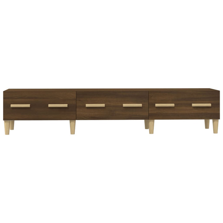 Comodă Tv, Stejar Maro, 150X34,5X30 Cm, Lemn Compozit