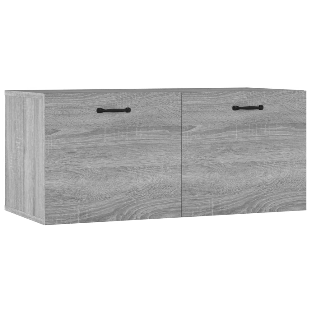 Dulap De Perete, Gri Sonoma, 80X36,5X35 Cm, Lemn Compozit