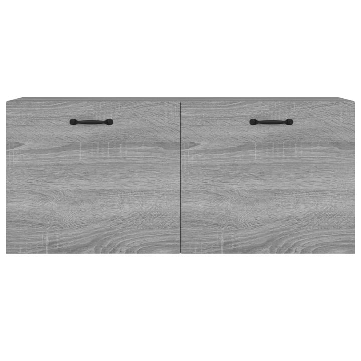 Dulap De Perete, Gri Sonoma, 80X36,5X35 Cm, Lemn Compozit