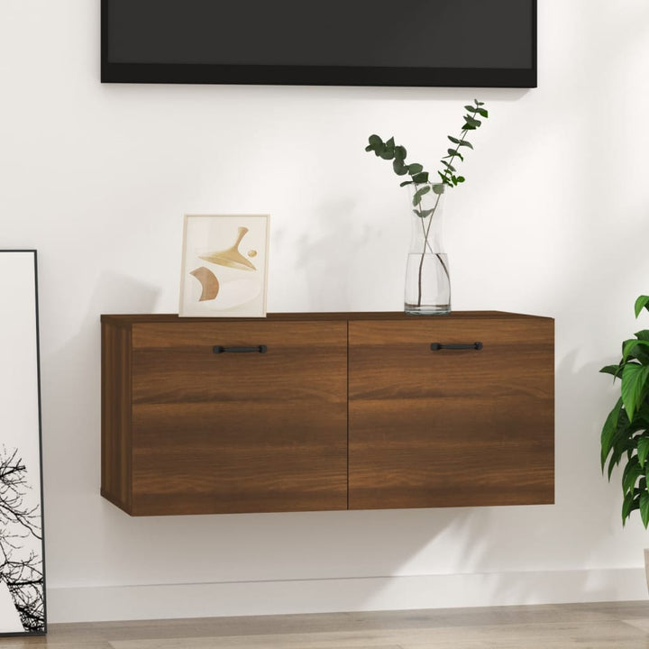 Dulap De Perete, Gri Sonoma, 80X36,5X35 Cm, Lemn Compozit