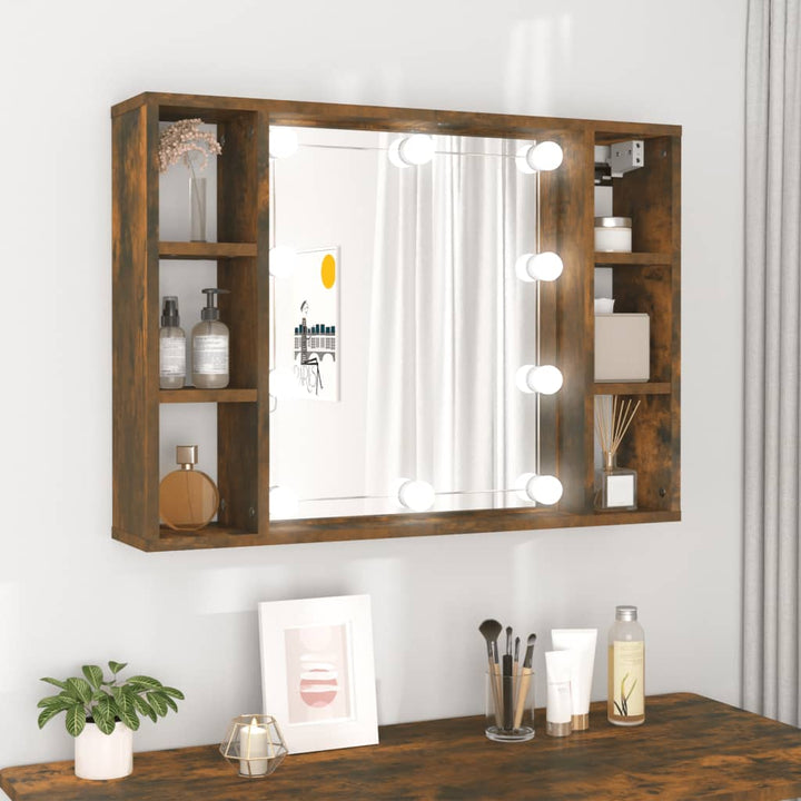 Dulap Cu Oglindă Și Led, , 76X15X55 Cm