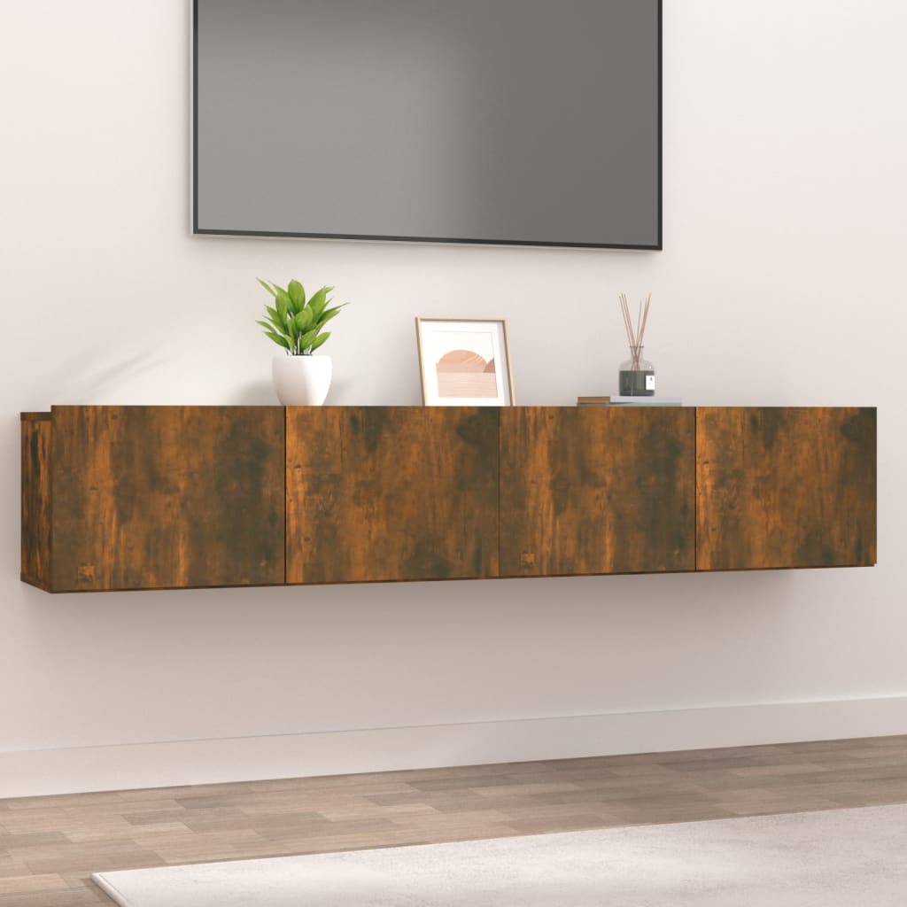 Comodă Tv, Gri Sonoma, 80X30X30 Cm, Lemn Prelucrat