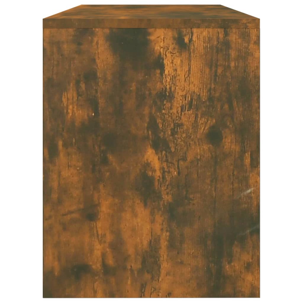 Taburet De Toaletă, Stejar Fumuriu, 70X35X45 Cm, Lemn Prelucrat
