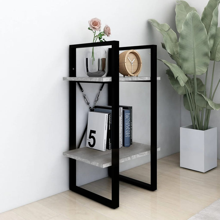 Bibliotecă 2 Niveluri Gri Sonoma 40X30X