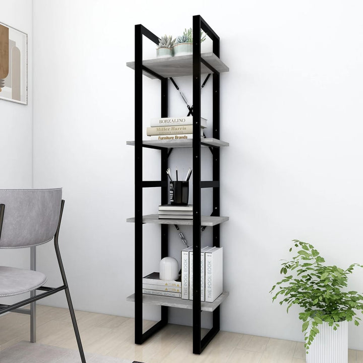 Bibliotecă 2 Niveluri Gri Sonoma 40X30X