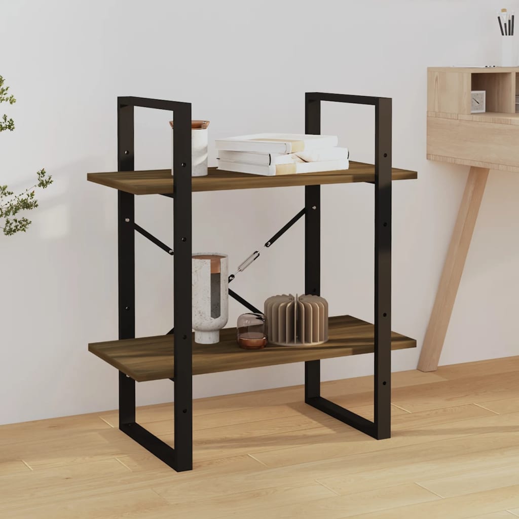 Bibliotecă Cu 4 Rafturi, , 60X30X, Masiv De Pin