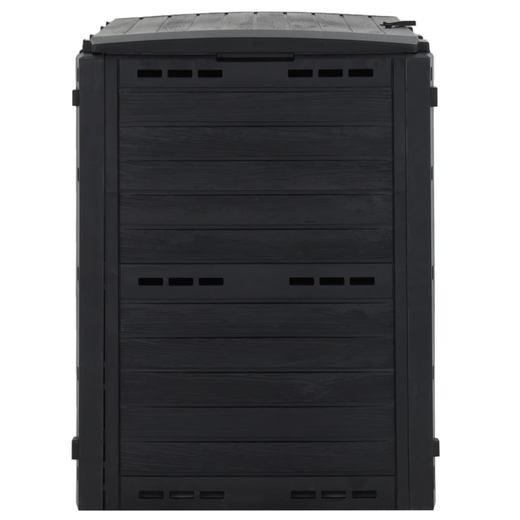 Compostor De Grădină, Negru, 280 L, Polipropilenă