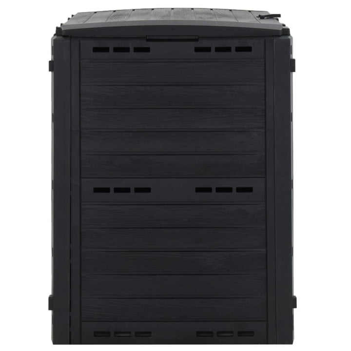 Compostor De Grădină, Negru, 280 L, Polipropilenă