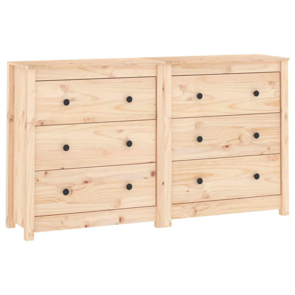Dulap, 140X35X80 Cm, Lemn Masiv De Pin