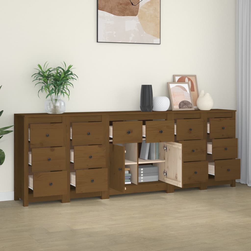 Servantă, , 230X35X80 Cm, Lemn Masiv De Pin