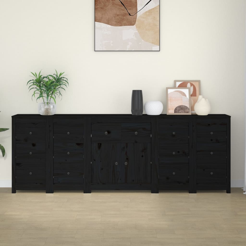 Servantă, , 230X35X80 Cm, Lemn Masiv De Pin