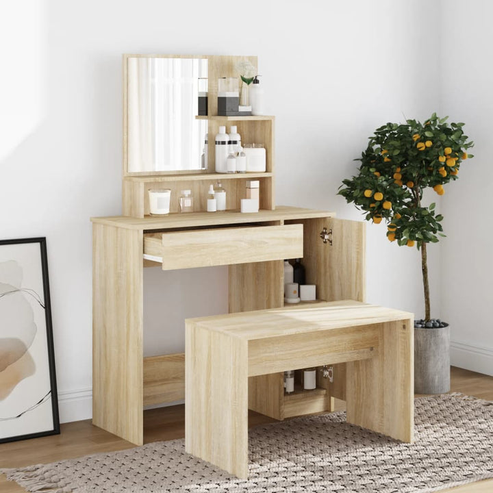 Set Măsuță De Toaletă, , 86,5X35X136 Cm