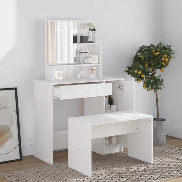 Set Măsuță De Toaletă, , 86,5X35X136 Cm