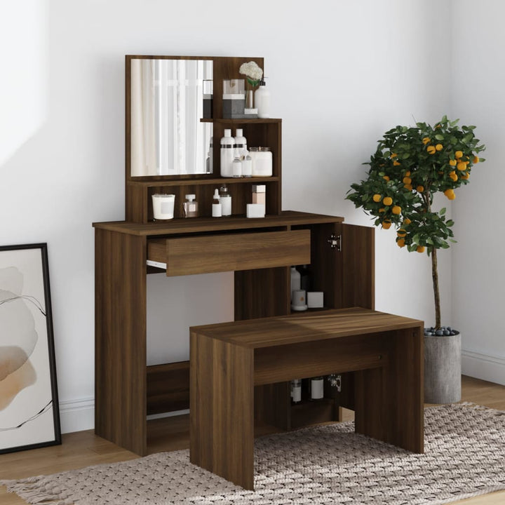 Set Măsuță De Toaletă, , 86,5X35X136 Cm