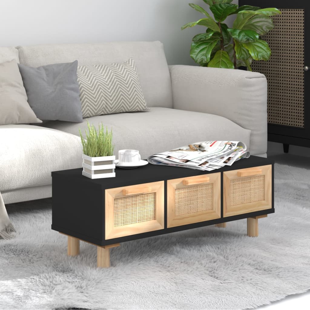 Măsuță De Cafea 80X40X30 Cm Lemn Prelucrat&Lemn Masiv Pin