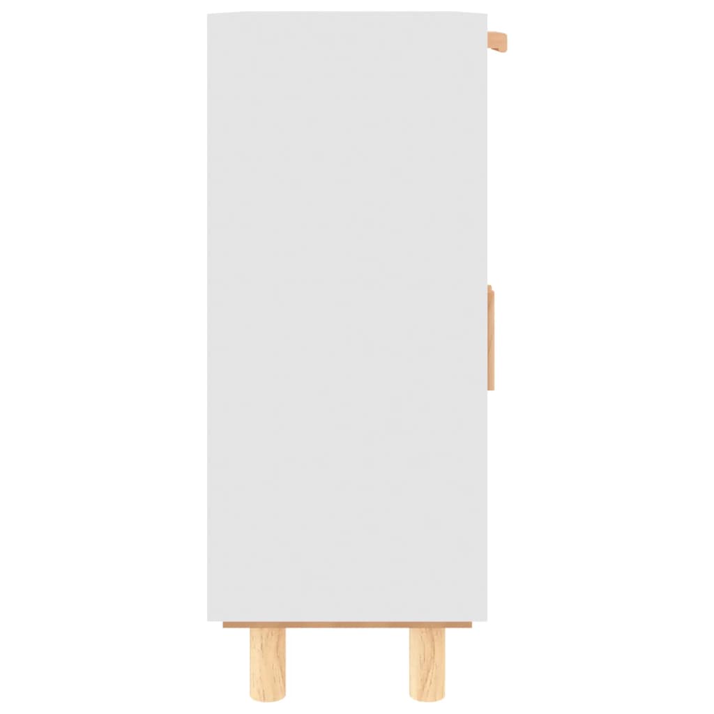 Servantă, , 60X30X75 Cm, Lemn Masiv Pin Și Ratan Natural