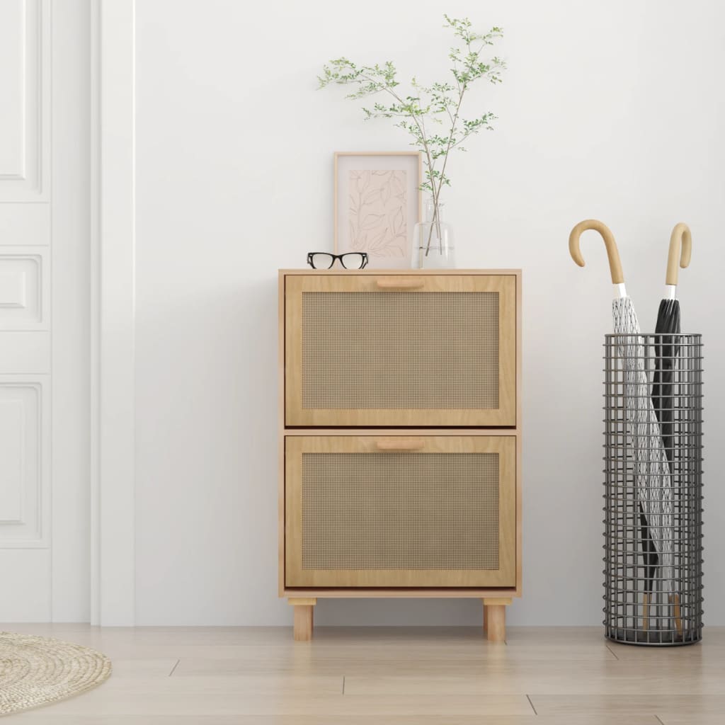 Pantofar, , 52X25X, Lemn Prelucrat Și Ratan Natural