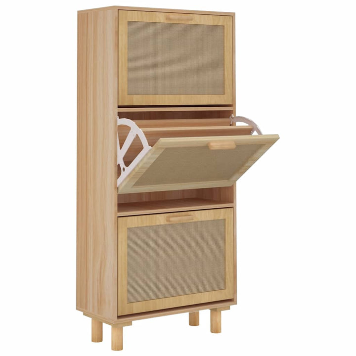 Pantofar, , 52X25X, Lemn Prelucrat Și Ratan Natural